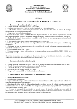 Poder Executivo Minist&eacute;rio da Educa&ccedil;&atilde;o Universidade