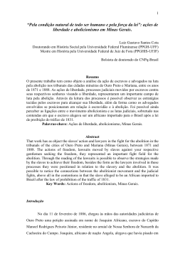 &ldquo;Pela condi&ccedil;&atilde;o natural de todo ser humano e pela for&ccedil;a da lei