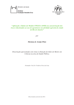 Aplica&ccedil;&otilde;es e limites do modelo FPEEEA (OMS) - Arca