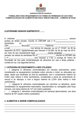 FORMULARIO REQUEM COMIDA DE RUA