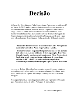 Decisão de 2012-03-15 (Paulo Jorge Galhóz e Cunha)