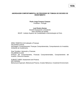 ABORDAGEM COMPORTAMENTAL NO PROCESSO