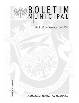 15 de Setembro de 2008 - C&acirc;mara Municipal da Amadora