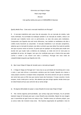 Entrevista com Veigas & Veigas Paulo Jorge Veigas Director Com