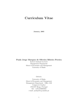 Curriculum Vitae