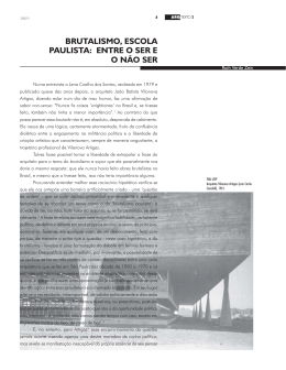 brutalismo, escola paulista: entre o ser e o não ser