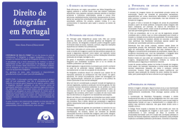 Direito de fotografar em Portugal