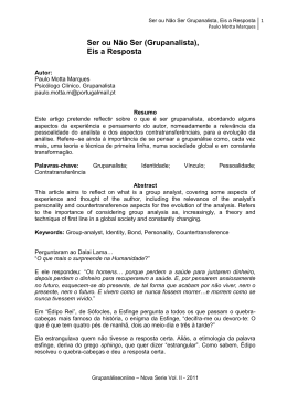 Ser ou N&atilde;o Ser