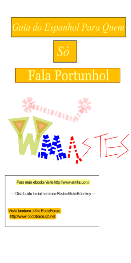 Guia do Espanhol Para Quem s&oacute; Fala Portunhol
