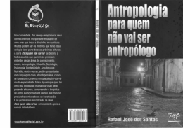Antropologia para quem n&atilde;o vai ser antrop&oacute;logo