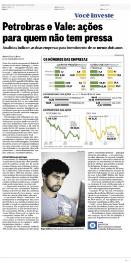 Petrobras e Vale: ações para quem não tem pressa