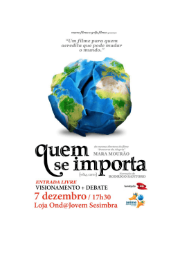 “Umƒílme para quem acredita que pode mudar