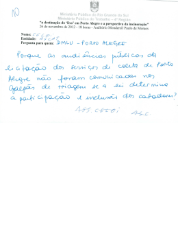 Pergunta para quem: .b M LU