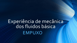 Experi&ecirc;ncia do Empuxo
