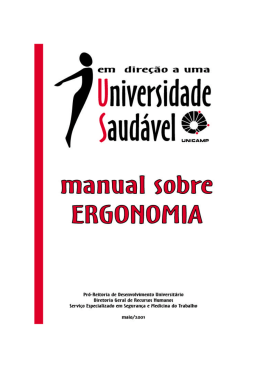 Manual sobre Ergonomia - DGRH