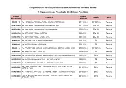 Equipamentos de Fiscaliza&ccedil;&atilde;o Eletr&ocirc;nica