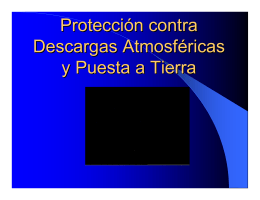 Proteccion contra Descargas Atmosféricas y Puesta a Tierra Ing