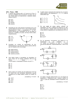 F&iacute;sica - Projeto Futuro Militar