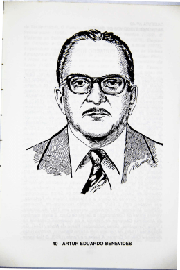 40- ARTUR EDUARDO BENEVIDES - Academia Cearense de Letras