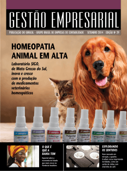 HOMEOPATIA ANIMAL EM ALTA - GBrasil