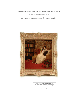 Alice na biblioteca m&aacute;gica: uma leitura sobre o diagn&oacute;stico e a