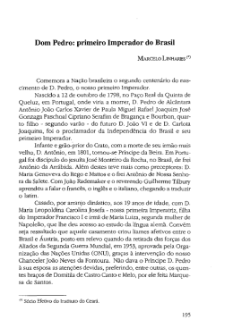 Dom Pedro: primeiro Imperador do Brasil