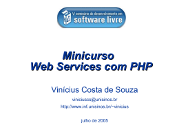 Web Services com PHP