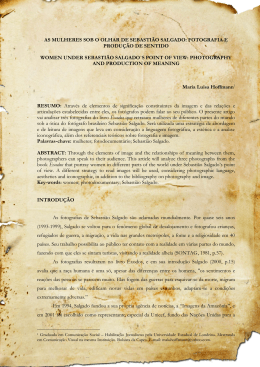 as mulheres sob o olhar de sebasti&atilde;o salgado