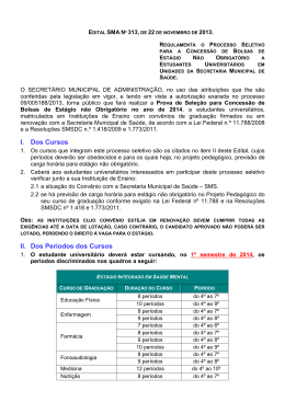 Edital SMA 313_BolsistaPublic - Prefeitura do Rio de Janeiro