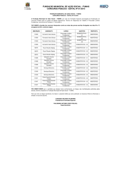 Respostas aos Recursos contra as Notas das Provas Escritas