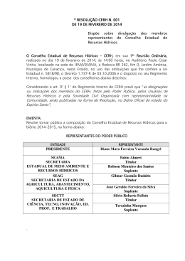 RESOLU&Ccedil;&Atilde;O CERH N
