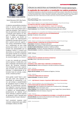 Programa do evento - Automotive Business