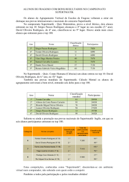 An&aacute;lise Resultados - Agrupamento Vertical de Escolas de Fragoso