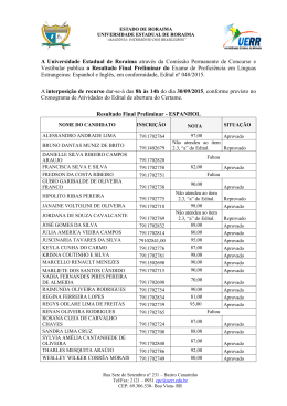 A Universidade Estadual de Roraima através da Comissão