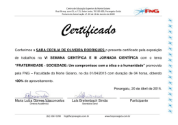 sara cecilia de oliveira rodrigues