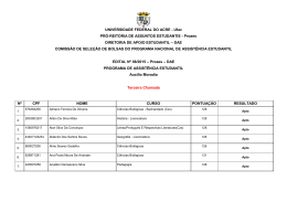 3&ordf; Chamada - Anexo I - Universidade Federal do Acre
