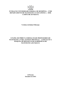 Ver&ocirc;nica Jer&ocirc;nimo Policarpo - Departamento de Matem&aacute;tica e