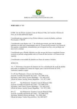 Comarca de Xapuri - Tribunal de Justi&ccedil;a