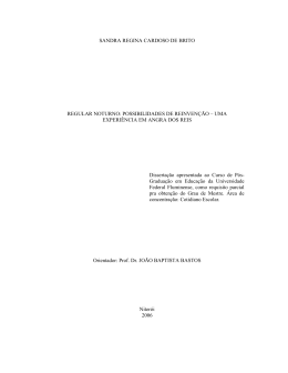 SANDRA REGINA CARDOSO DE BRITO REGULAR NOTURNO