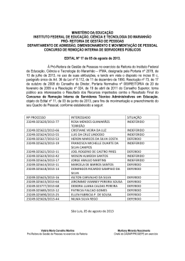7. Edital N&ordm; 17, de 05.08.2013