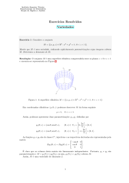Exerc&acute;ıcios Resolvidos Variedades