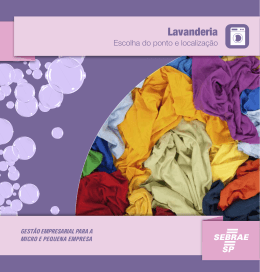 Lavanderia - Escolha do ponto e localiza&ccedil;&atilde;o - Sebrae-SP
