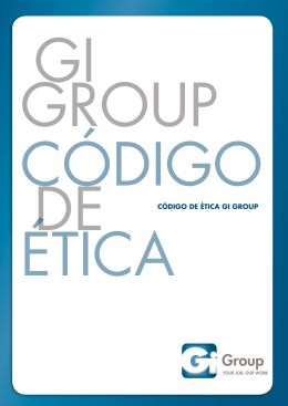 CÓDIGO DE ÉTICA GI GROUP