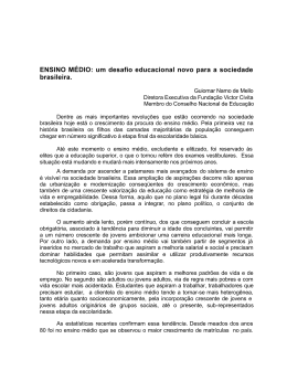 ENSINO M&Eacute;DIO - Guiomar Namo de Mello