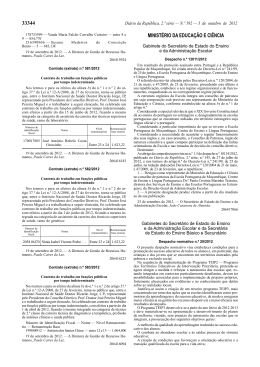 Despacho normativo n.º 20/2012 - Direção