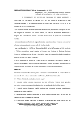 Resolução Consema Nº 08, de 14 de Setembro de 2012