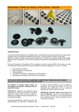 Elementos T&aacute;teis de Alerta Linha Dome