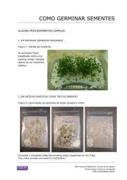 54 Como germinar sementes PDF (P) - BioTecnologia