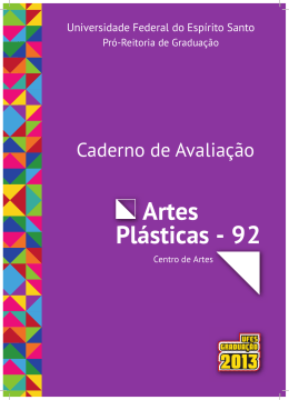 Artes Plásticas - Graduação - UFES
