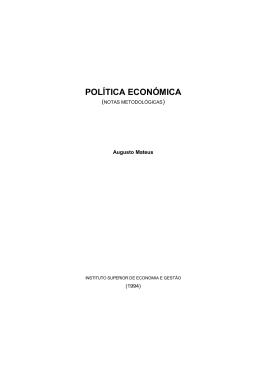 POL&Iacute;TICA ECON&Oacute;MICA